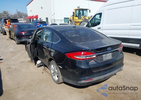 2018 Ford Fusion Se из США, поврежденный, VIN 3FA6P0H74JR196054